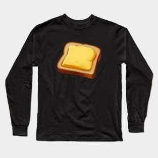 Butter Toast Sandwich Bread Vintage Yummy Kawaii Coffee Long Sleeve T-Shirt